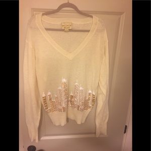 Sequin oversized Wildfox sweater